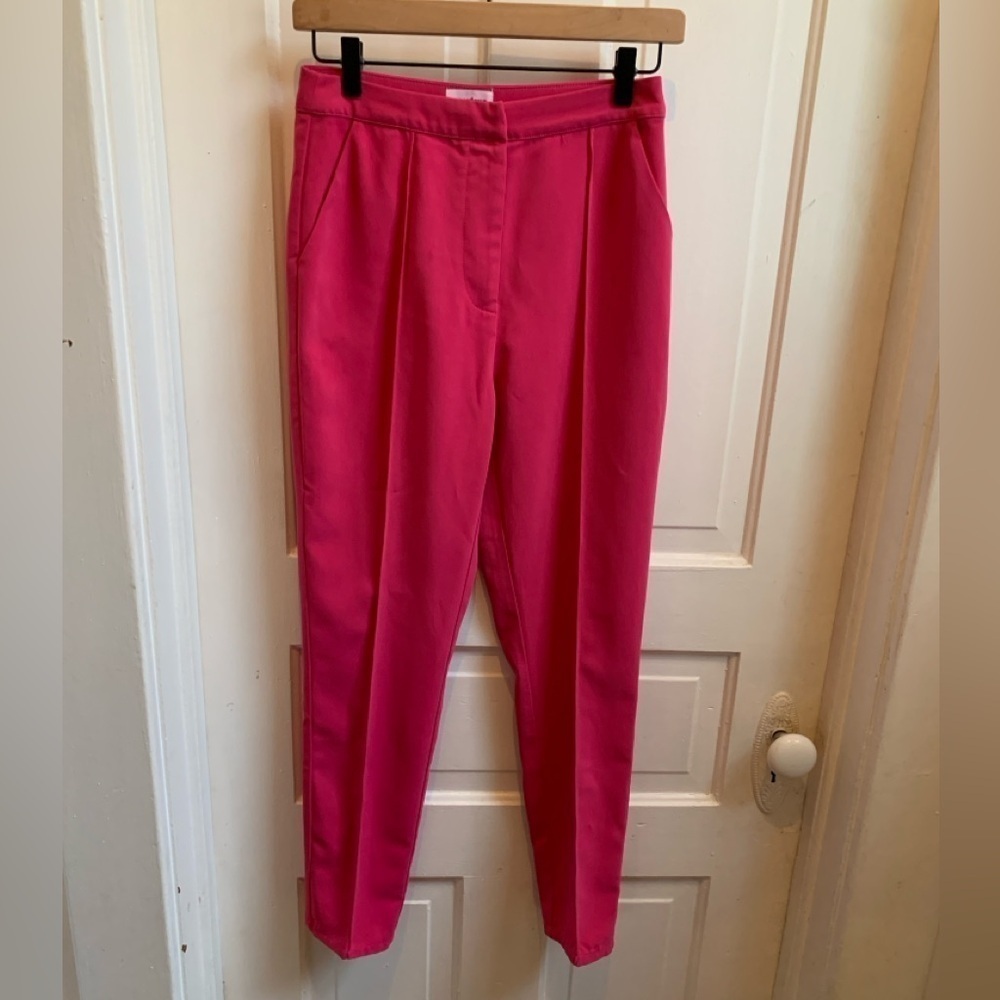 Revolve Superdown Pleated Remy Pants Pink Small - Picture 2 of 5